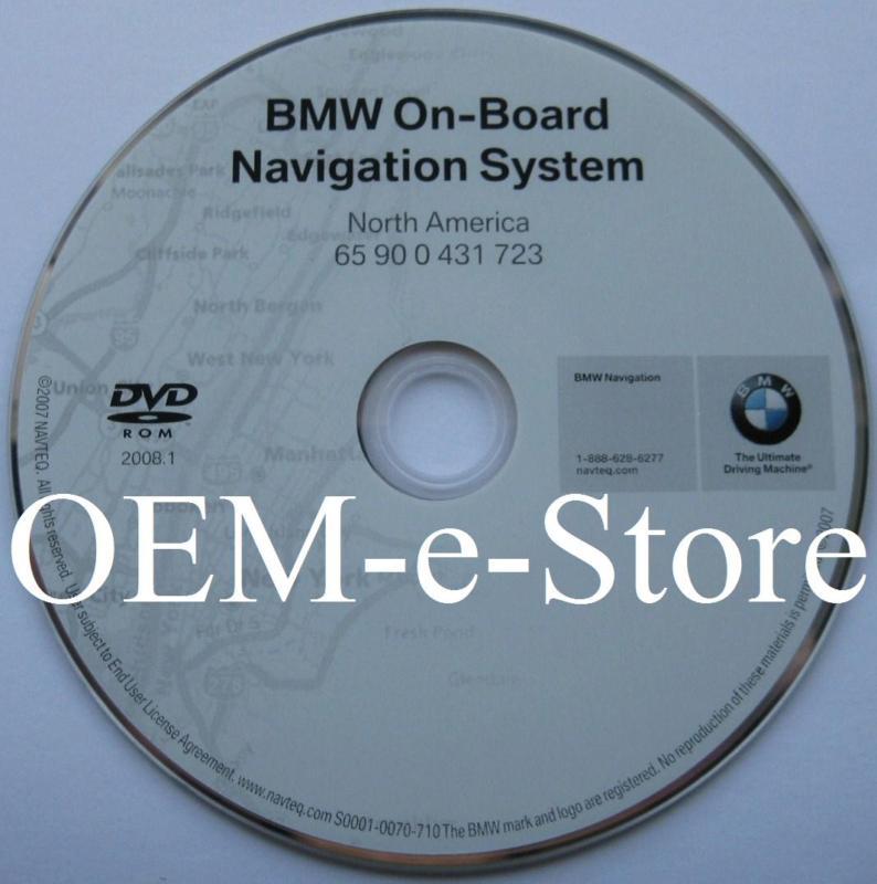 Oem 2008.1 update 2003 2004 2005 bmw z4 coupe navigation dvd high map u.s canada