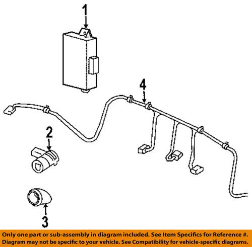 Ford oem yl1z15a862aa electrical-reverse sensor bracket