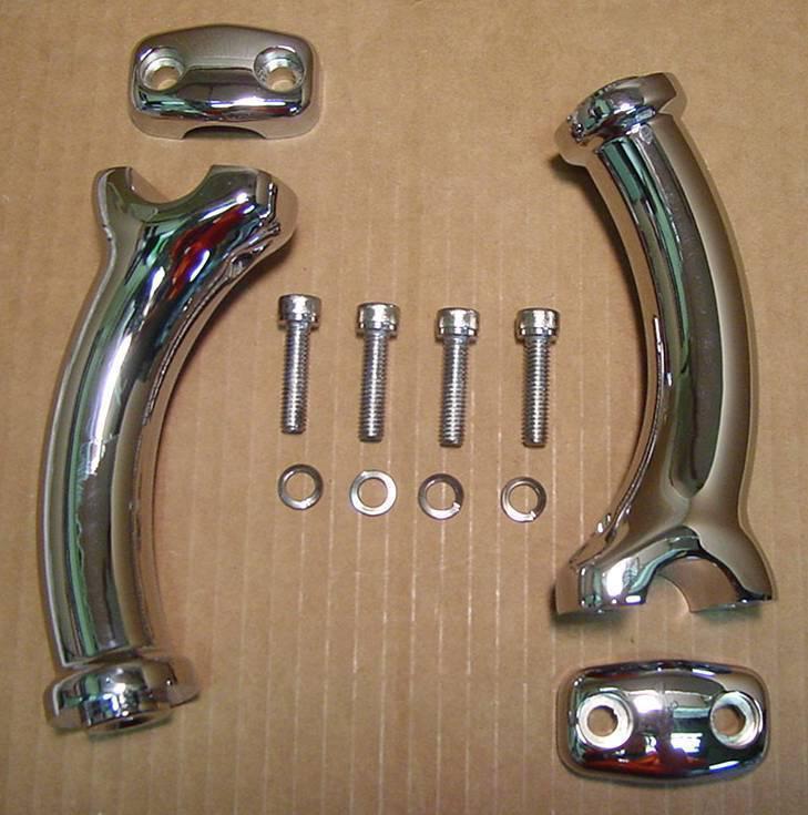 Fatty pullback handlebar risers 4 harley, custom, deuce