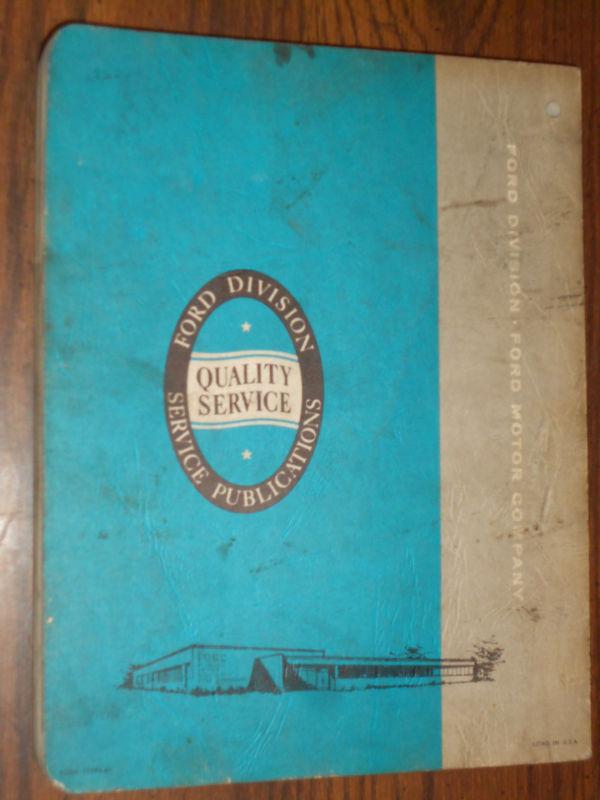 1961 FORD TRUCK SHOP BOOK / SHOP MANUAL/ ORIGINAL 850-1100 SERIES FOR 62 & 63, US $37.50, image 5