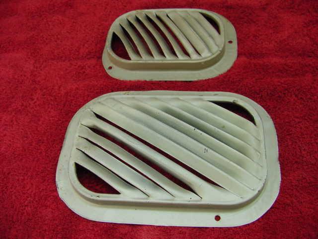 55 56 57 58 59  chevy gmc pickup  panel suburban cowl vents  cameo 55-59 vintage
