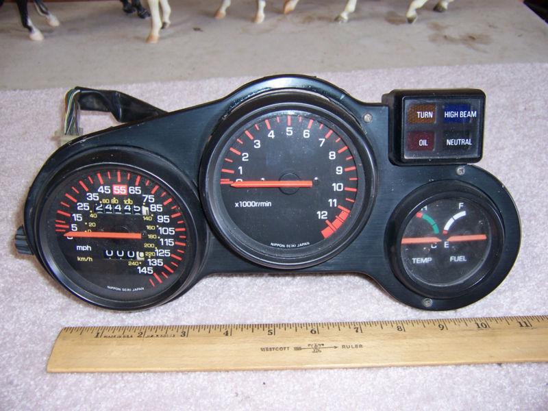 1989? yamaha streetbike instrument cluster speedometer gauges odometer