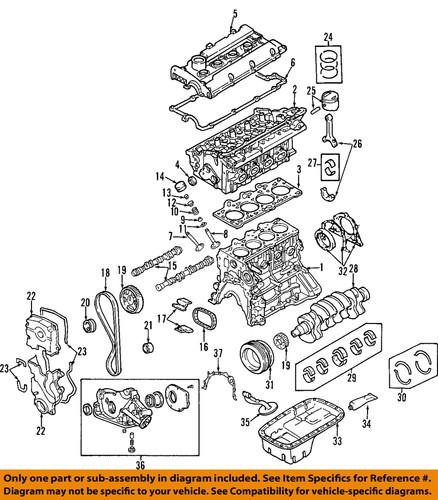 Kia oem 24312 26050 engine timing belt/timing belt
