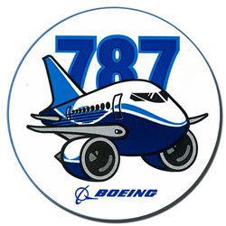 Boeing 787 pudgy sticker   ----free shipping