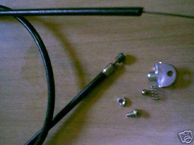 New vintage harley davidson knucklehead 45 springer brake cable