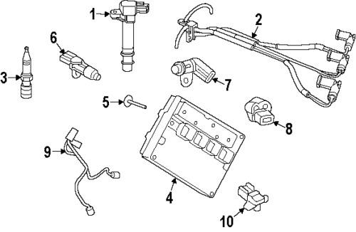 Jeep sp149125ad genuine oem factory original spark plug