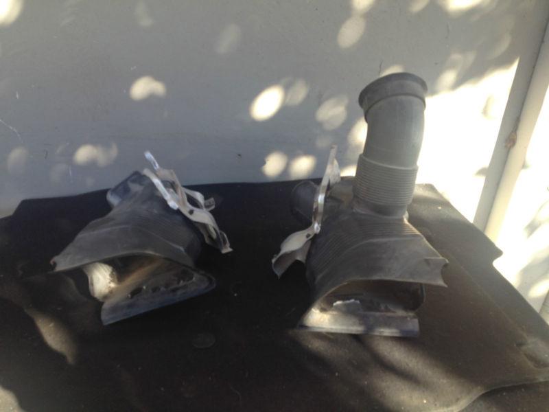Bmw e46 m3 65k (01-06) oem brake inlets cooling air ducts pair