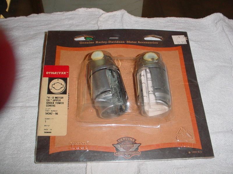 Harley upper shock tower covers