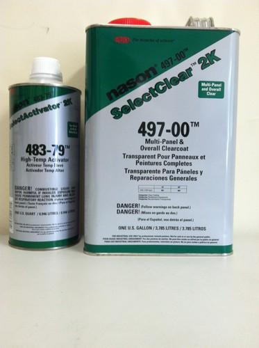 Nason 497-00 gallon clearcoat and 483-79 quart activator