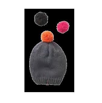 Brand new ktm flexible pom pom beanie for women girls 3pw138810