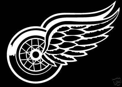 Detroit redwings decal - car decal - huge - 10"x 7.5"