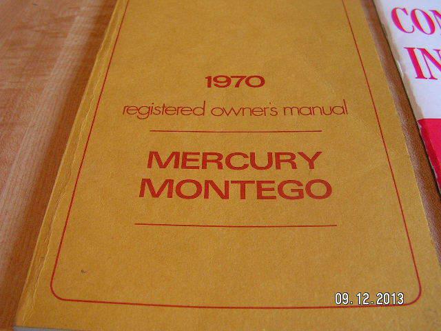 1970 Mercury Montego ORIGINAL Owner's / Owners Manual, US $24.99, image 2
