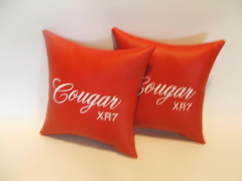  cougar custom made pillow set to match your paint. nice christmas gift!