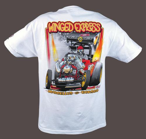 Genuine hotrod hardware® legends of nitro t-shirt ln113whmd