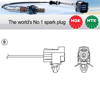 1x ngk ntk oxygen o2 lambda sensor  oza401-e55 oza401e55 (0143)