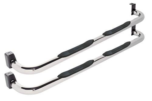 Dee zee dz370503 stainless steel; side steps; 3 in. round; cab length