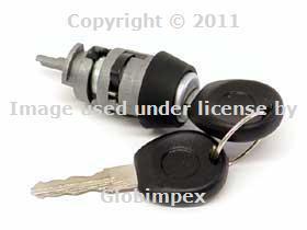 Vw (87-96) ignition lock cylinder w/ keys jl new + 1 year warranty