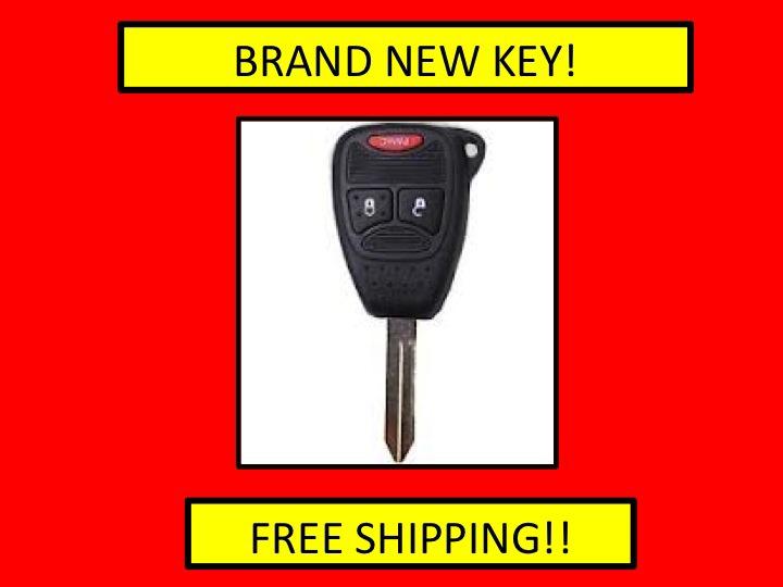 Brand new 3 button keyless remote head key fob - fits dodge