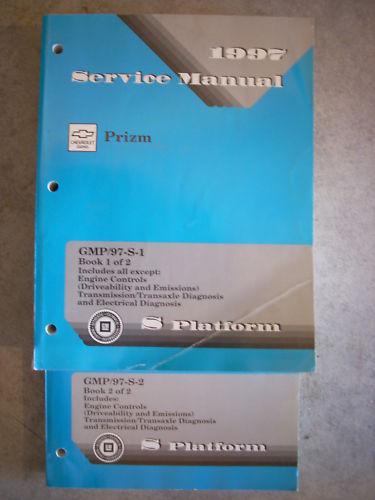 1997 97 geo prizm service shop repair book manual