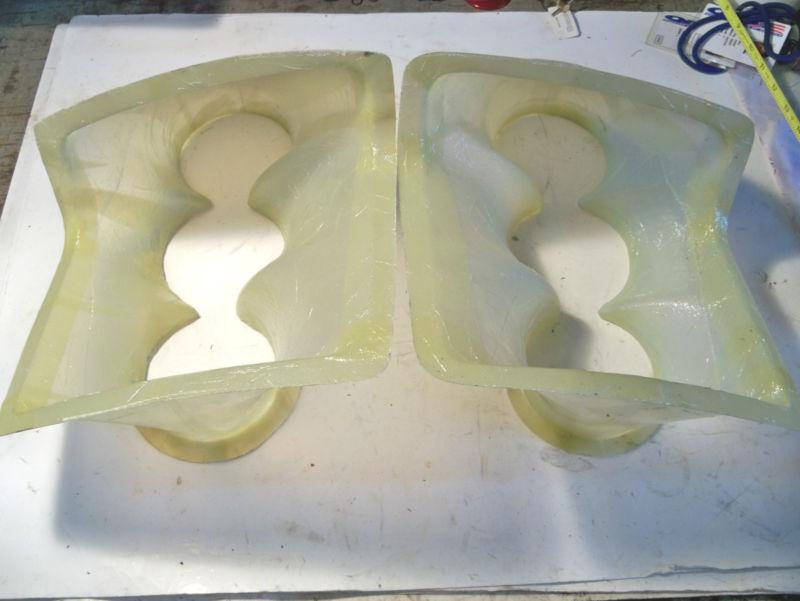 New triad brand front matching nose ducts (3) 4" outlets nascar arca late model