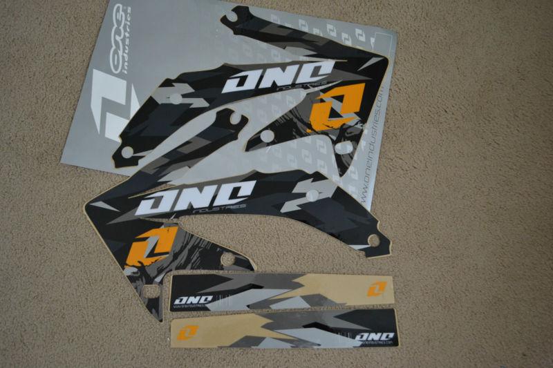 One industries black camo  honda graphics  crf450r crf450  2005 2006 2007 2008
