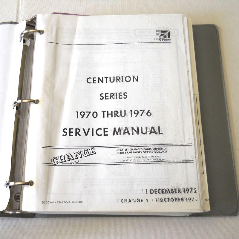 Cessna avionic service manual for centurion series 1970 thru 1976 