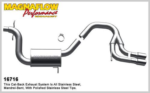 Magnaflow 16716  audi a3 stainless cat-back system performance exhaust