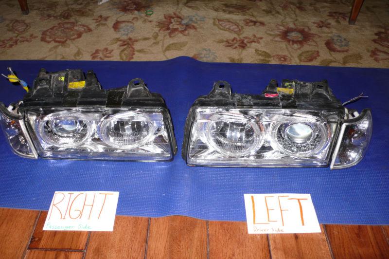 Bmw e36,318ti 318 ti head light lamps 95-99 complete right/left & turn signals