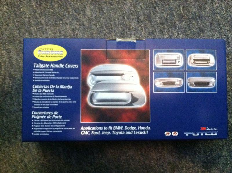 Tailgate handle cover chrome ford super duty 1999-up- putco