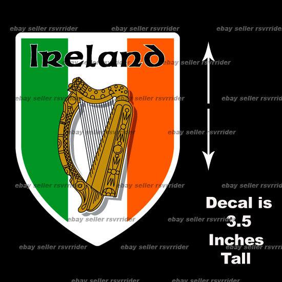 Buy ireland badge style car truck decal sticker irish *fs in Kingston