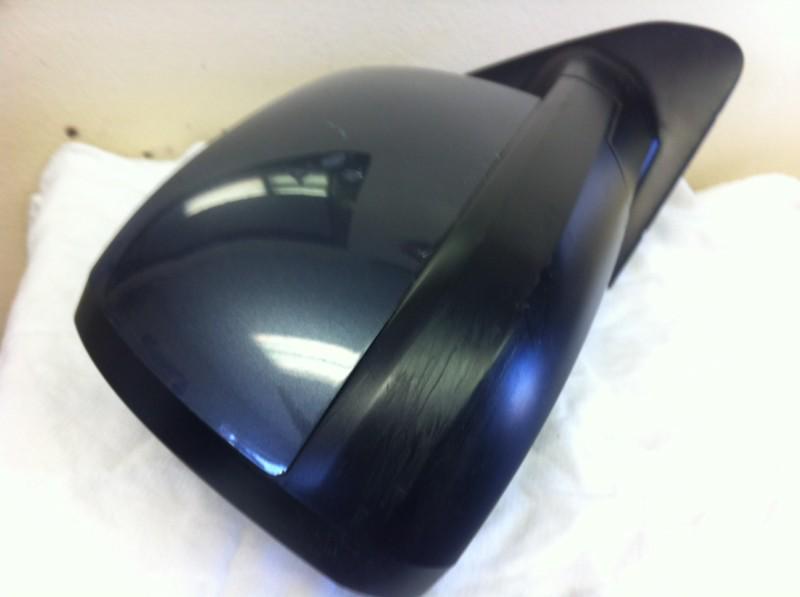 07 08 09 10 11 toyota tundra right (passanger)  mirror heated blue color oem