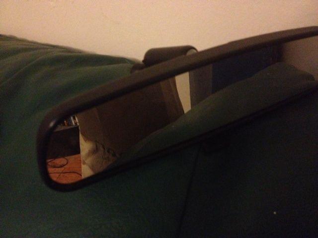 New car rear view mirror