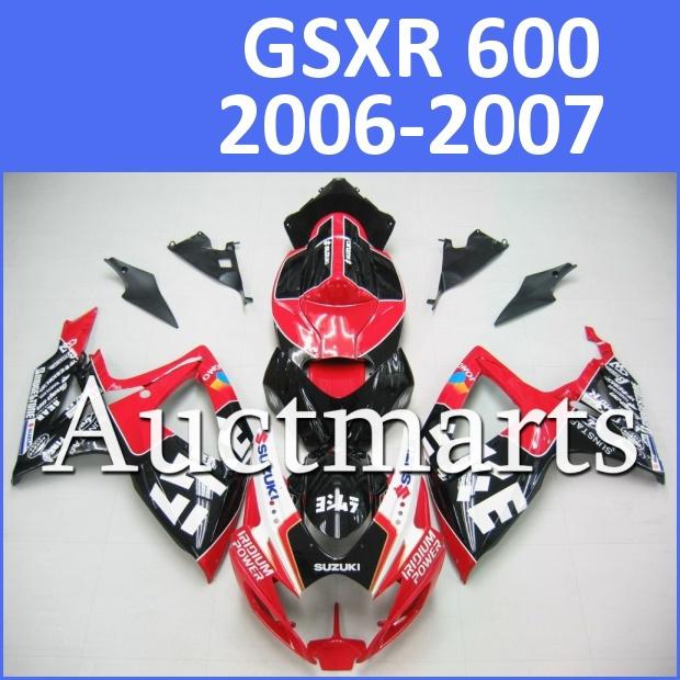 Fit suzuki gsxr 750 gsxr 600 06 07 gsx-r 2006 2007 fairing bodywork k6 d11 g43