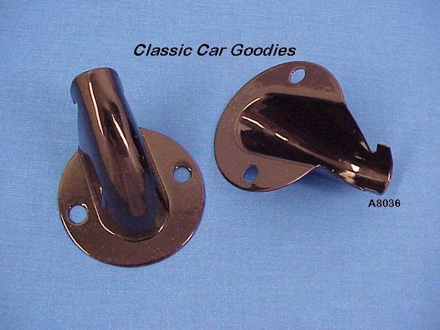 1949-1952 ford truck tail light wire shields (2) black 1950 1951