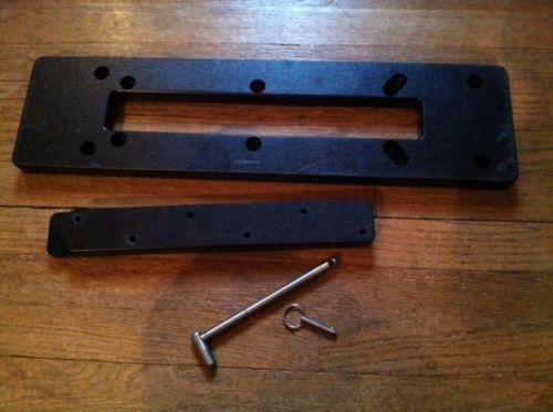 Motorguide black removable mounting plate mga501a2 used