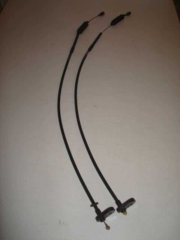 1970's mustang ii?  accelerator cables (2)