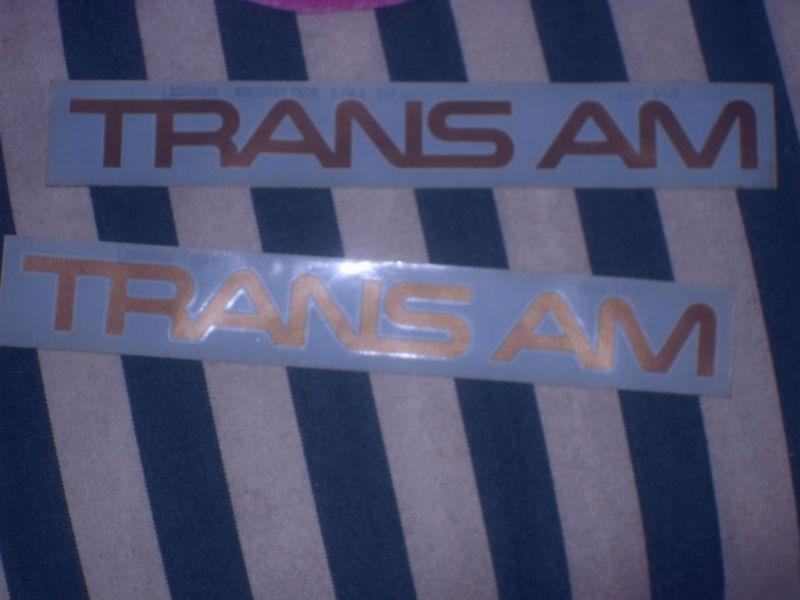 82-92 trans am gm decals  