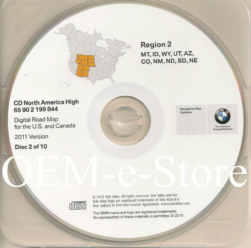 1998 1999 2000 2001 2002 bmw 7 5 3 series m3 m5 x5 750il navigation cd region #2