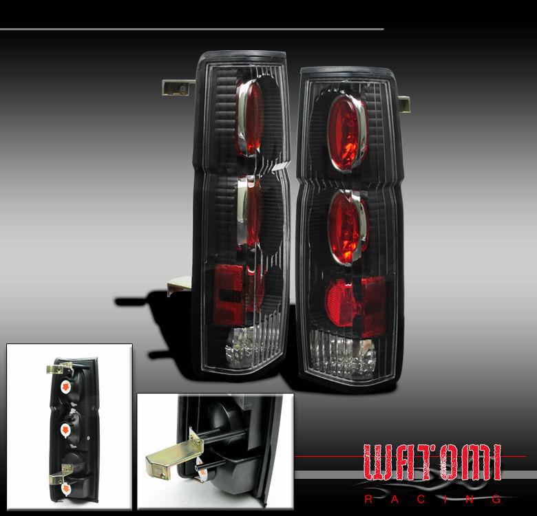 Purchase 8697 NISSAN HARDBODY PICKUP D21 TAIL LIGHTS JDM BLACK in