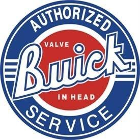 Buick authorized service dealer sign vintage style tin sign hot rod garage art