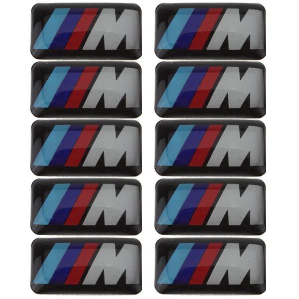 10 x bmw m badges e28 e30 e36 e39 e46 m3 m5 m-technic resin decals