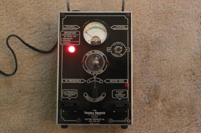 Vintage electrical battery/ condenser/ charging system troubleshooter by electro