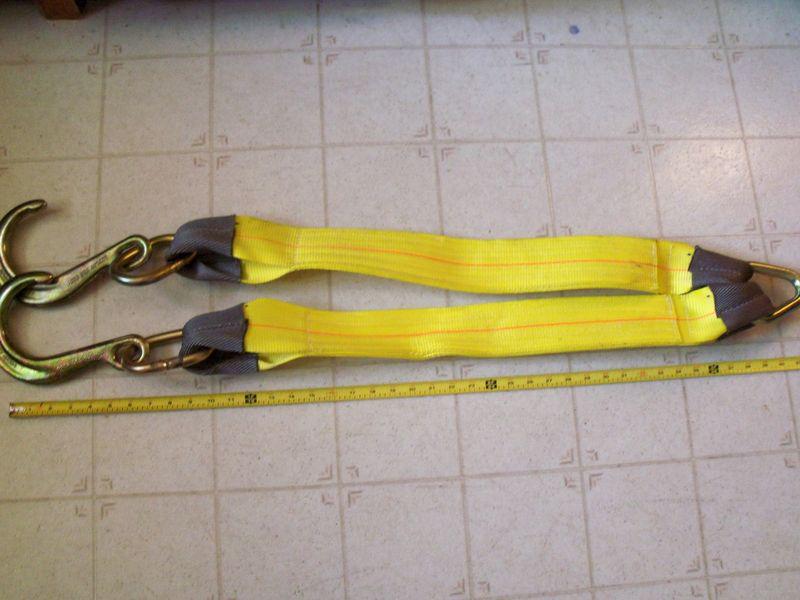  tow truck,recovery strap,wrecker,v bridle,rollback, j hook 3 x 30in g70