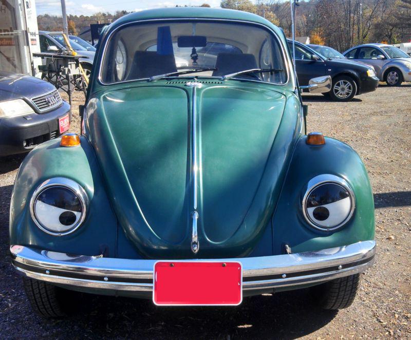 Purchase 6879 Volkswagen VW Beetle 7" Round "Angry Eyes" Headlight Covers H6024 in Waterville