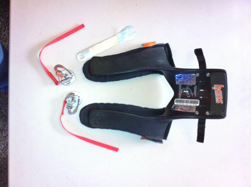  hans device sport, 20 degree super small, quick click anchors/sliding tether