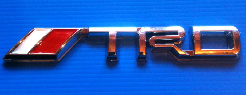 Trd badge emblem decal sticker toyota matrix fj cruiser sequoia sr5 prius yaris