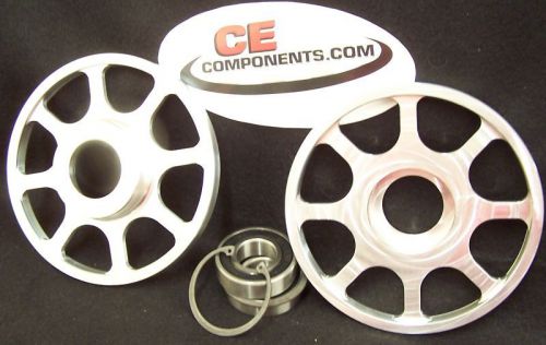 6" billet upper idles wheels for 08 &amp; up skidoo snowmobile