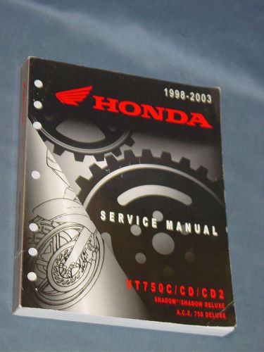 1998-2003 vt750c/cd/cd2 shadow service manual oem 61mba03