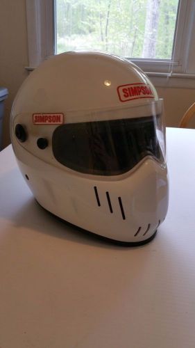 Vintage simpson bandit full face racing helmet 1990's