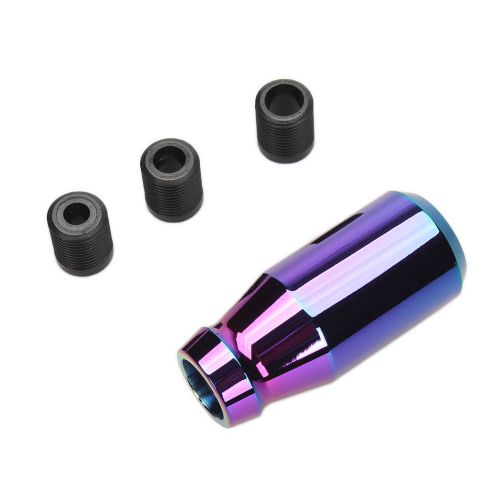 Jdm aluminum universal 5 speed gear shift knob for manual car parts mt long